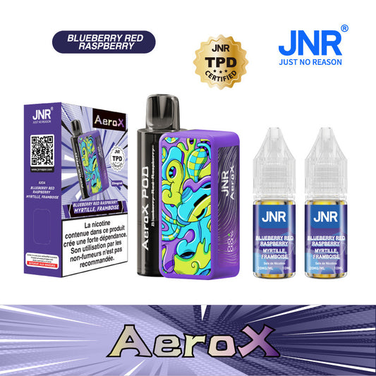 Aero X JNR 32000 – Blueberry Red Raspberry (2x10ml – 20mg/ml)