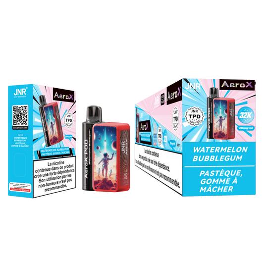Aero X JNR 32000 – Watermelon Bubblegum (2x10ml – 20mg/ml)