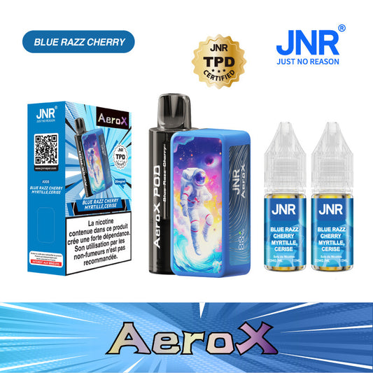 Aero X JNR 32000 – Blue Razz Cherry (2x10ml – 20mg/ml)