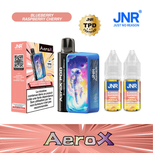 Aero X JNR 32000 – Blueberry Raspberry Cherry (2x10ml – 20mg/ml)