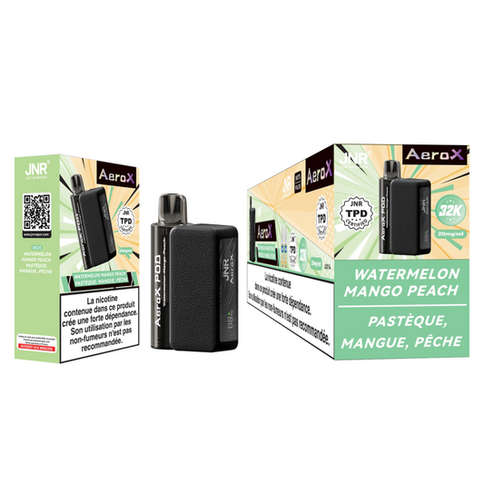 Aero X JNR 32000 – Watermelon Mango Peach (2x10ml – 20mg/ml)