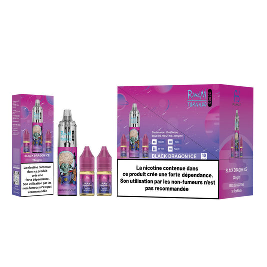 RANDM FUMOT – Tornado 20000 Black Dragon Ice (2x10ml – 20mg/ml)