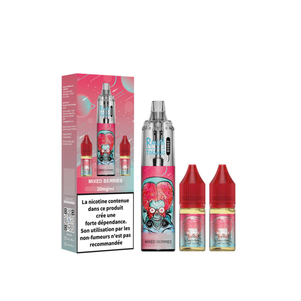 RANDM FUMOT – Tornado 20000 Mixed Berries (2x10ml – 20mg/ml)