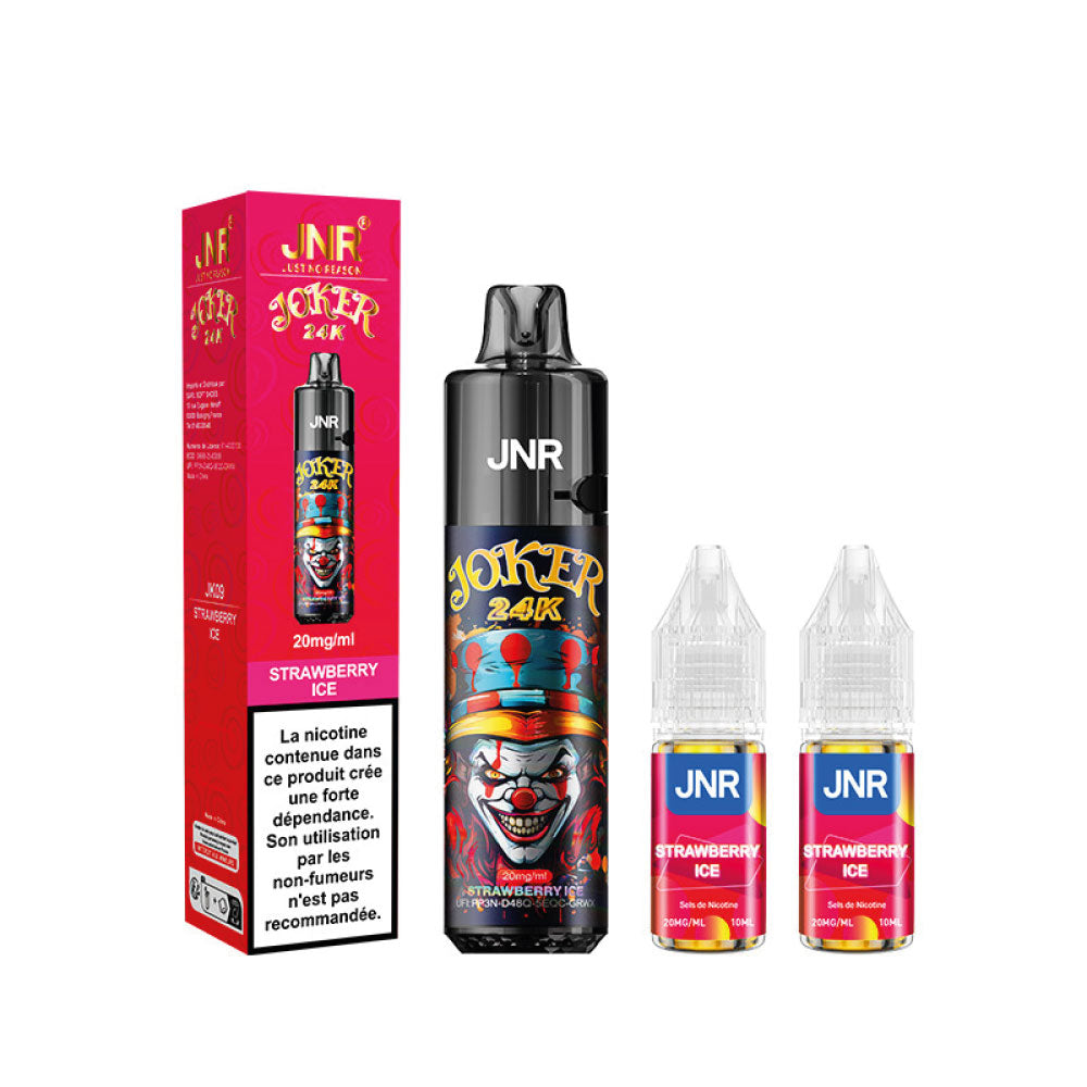 JOKER JNR 24000 – Strawberry Ice (2x10ml – 20mg/ml)