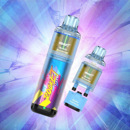 BIG PUFF ROCKET 32000 – Myrtille Framboise (2x10ml – 20mg/ml)