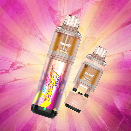 BIG PUFF ROCKET 32000 – Pêche Givrée (2x10ml – 20mg/ml)