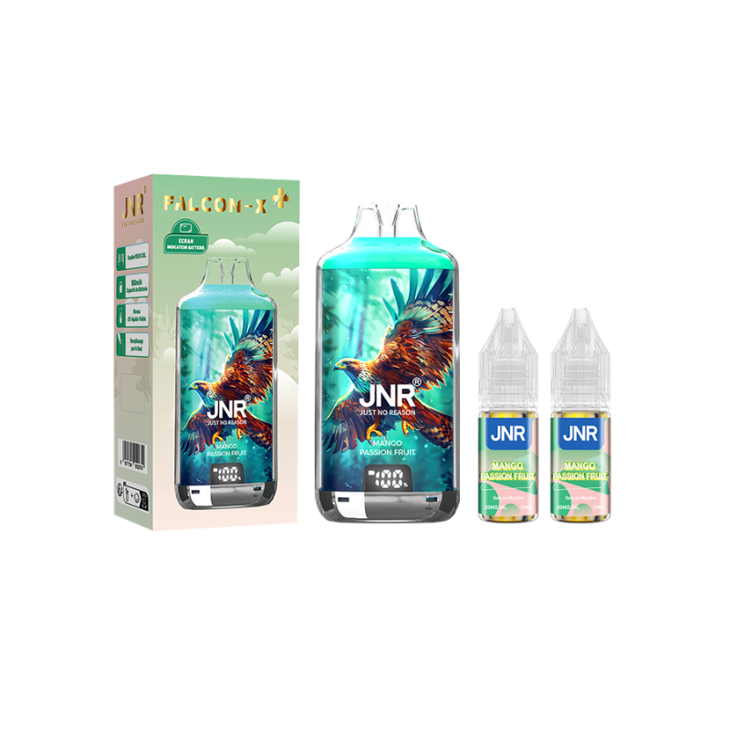 Kit Falcon X 28000 10ml (2x10ml 20mg) JNR - Mango Passion Fruit