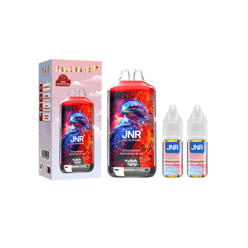 Kit Falcon X 28000 10ml (2x10ml 20mg) JNR - Strawberry Watermelon Ice