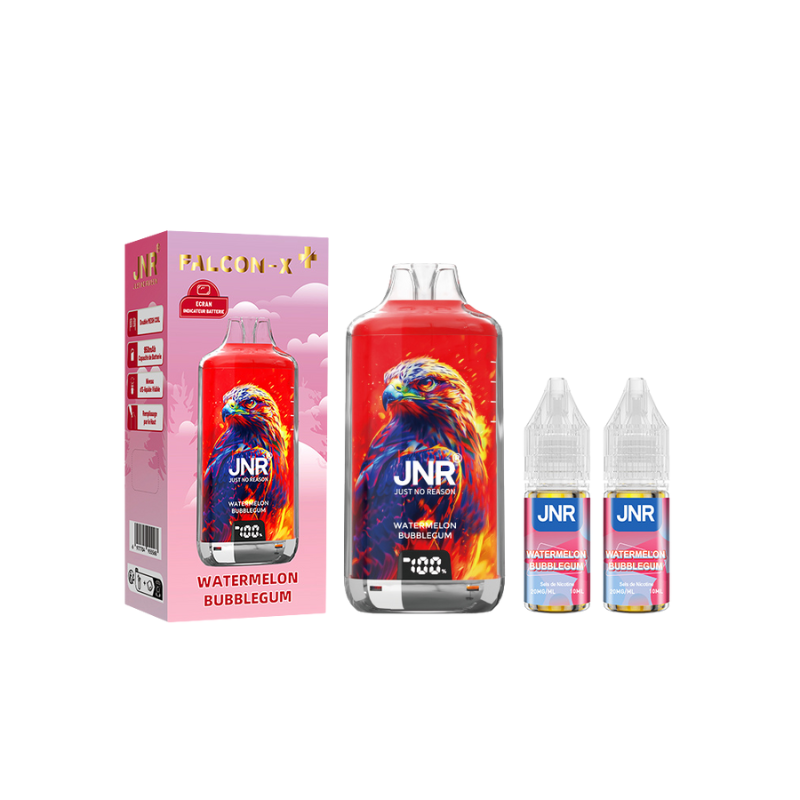 Kit Falcon X 28000 10ml (2x10ml 20mg) JNR - Watermelon Bubblegum