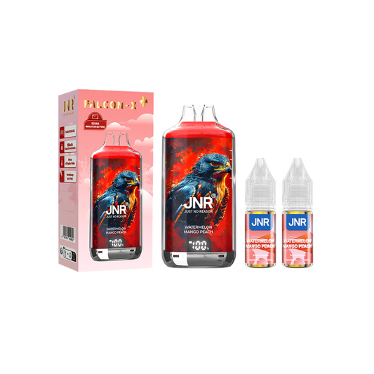 Kit Falcon X 28000 10ml (2x10ml 20mg) JNR - Watermelon Mango Peach