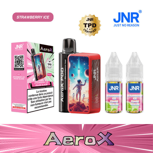 Aero X JNR 32000 – Strawberry Ice (2x10ml – 20mg/ml)